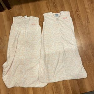 2 Halo sleep sacks size XL  18-24 months fleece